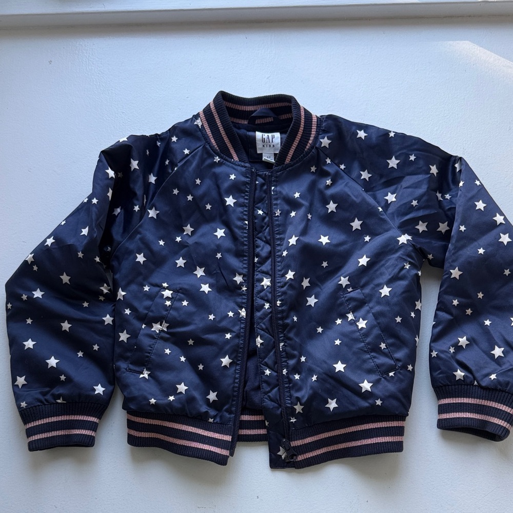 GAP Navy Star Print Kids Jacket